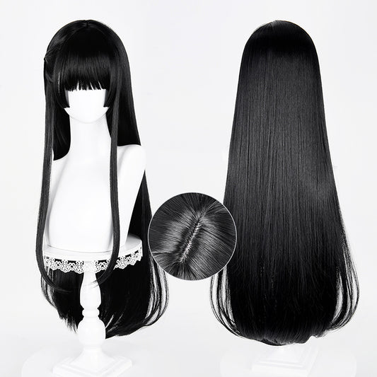 BoomCosplay Game WuWa Cosplay Chisa Black 85cm Wig
