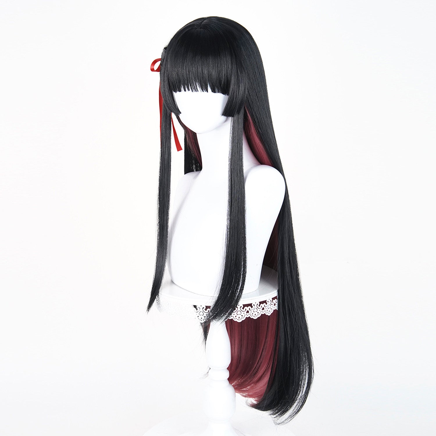 BoomCosplay Spiel Wuwa Cosplay Denia Pink Lila Blau 100cm Perücke