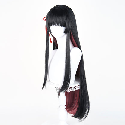 BoomCosplay Spiel Wuwa Cosplay Denia Pink Lila Blau 100cm Perücke