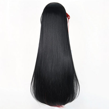 BoomCosplay Spiel Wuwa Cosplay Denia Pink Lila Blau 100cm Perücke