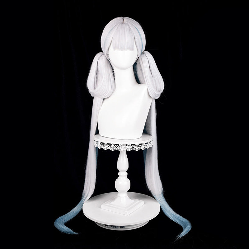 BoomCosplay Spiel Wuwa Cosplay Denia Pink Lila Blau 100cm Perücke