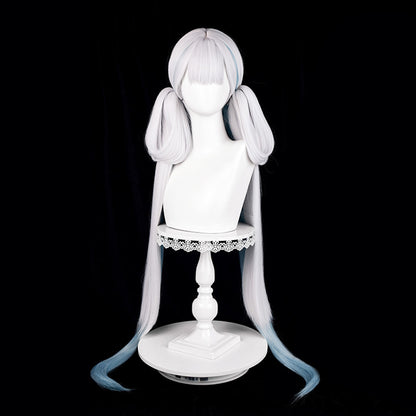 BoomCosplay Spiel Wuwa Cosplay Denia Pink Lila Blau 100cm Perücke