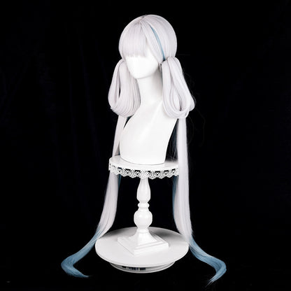 BoomCosplay Spiel Wuwa Cosplay Denia Pink Lila Blau 100cm Perücke