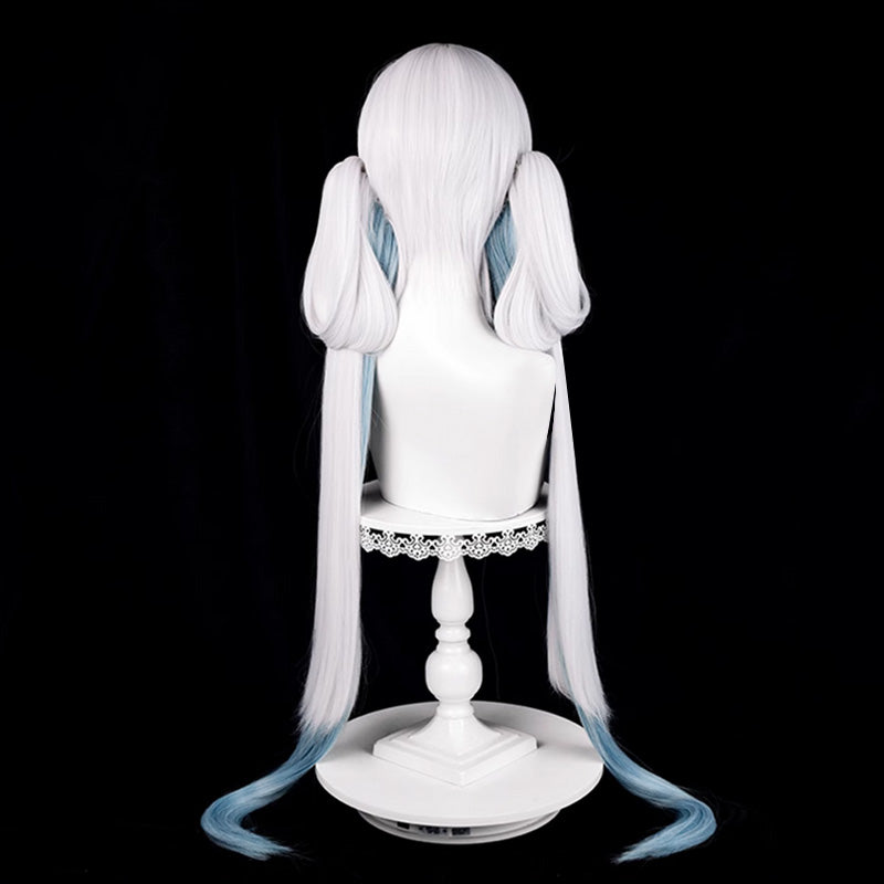 BoomCosplay Spiel Wuwa Cosplay Denia Pink Lila Blau 100cm Perücke