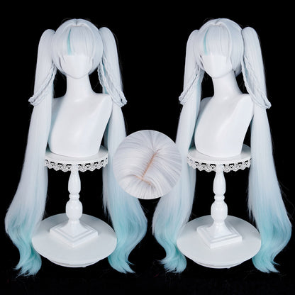 BoomCosplay Spiel HSR Cosplay Evanescia Perücke 40cm rosa Perücke