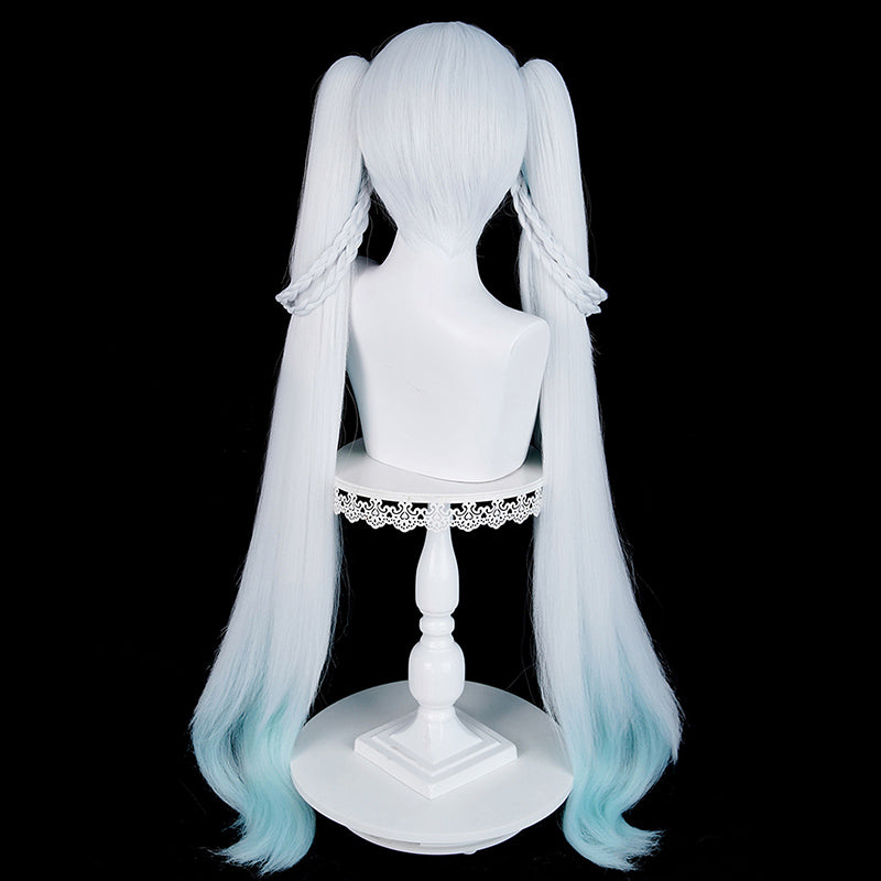 BoomCosplay Spiel HSR Cosplay Evanescia Perücke 40cm rosa Perücke