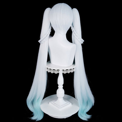 BoomCosplay Spiel HSR Cosplay Evanescia Perücke 40cm rosa Perücke