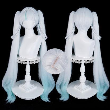 BoomCosplay Spiel HSR Cosplay Evanescia Perücke 40cm rosa Perücke