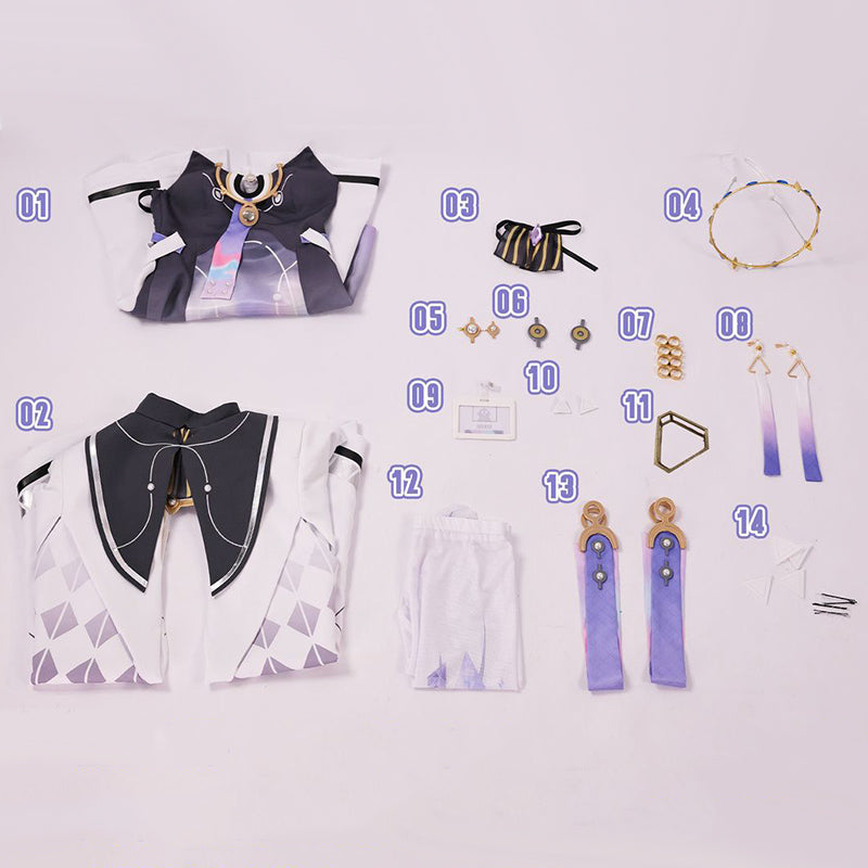 BoomCosplay Spiel Wuwa Cosplay Hiyuki Kostüm A Edition