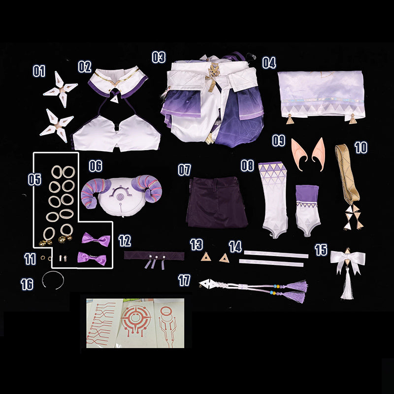 BoomCosplay Spiel Wuwa Cosplay Hiyuki Kostüm A Edition