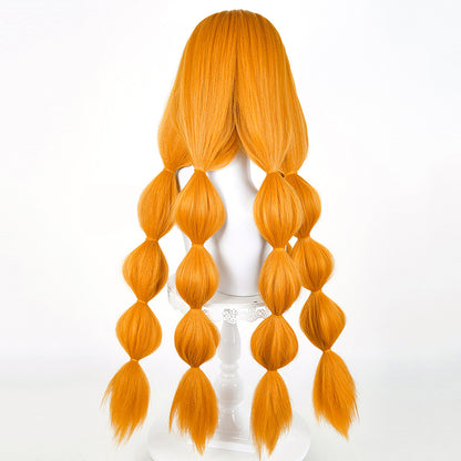 BoomCosplay Game WuWa Cosplay Sigrika Orange 88cm Wig
