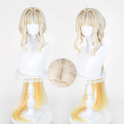 BoomCosplay Spiel Wuwa Cosplay Denia Pink Lila Blau 100cm Perücke