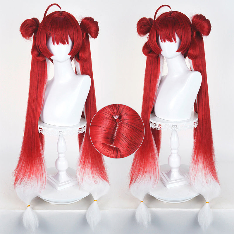 BoomCosplay Spiel Wuwa Cosplay Denia Pink Lila Blau 100cm Perücke