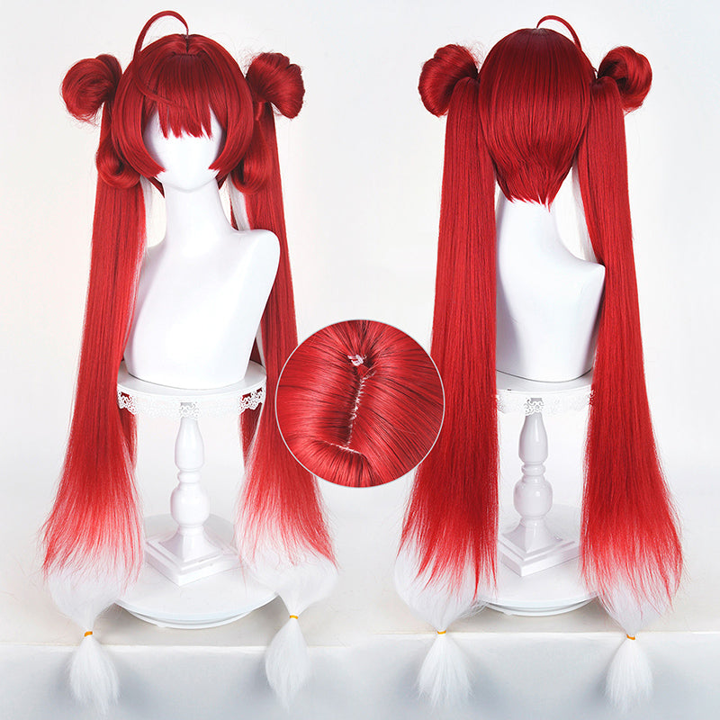 BoomCosplay Spiel Wuwa Cosplay Denia Pink Lila Blau 100cm Perücke