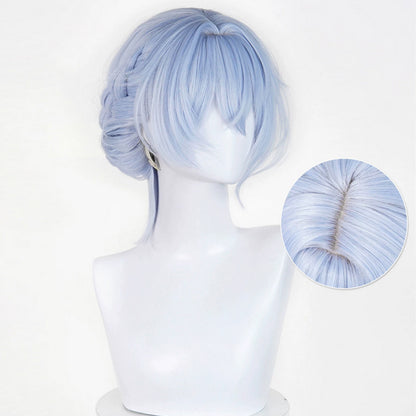 BoomCosplay Game WuWa Cosplay The Shorekeeper All That Resonates Silver Blue 40cm Wig
