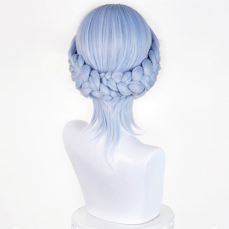 BoomCosplay Game WuWa Cosplay The Shorekeeper All That Resonates Silver Blue 40cm Wig