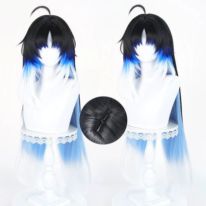 BoomCosplay Spiel Wuwa Cosplay Denia Pink Lila Blau 100cm Perücke