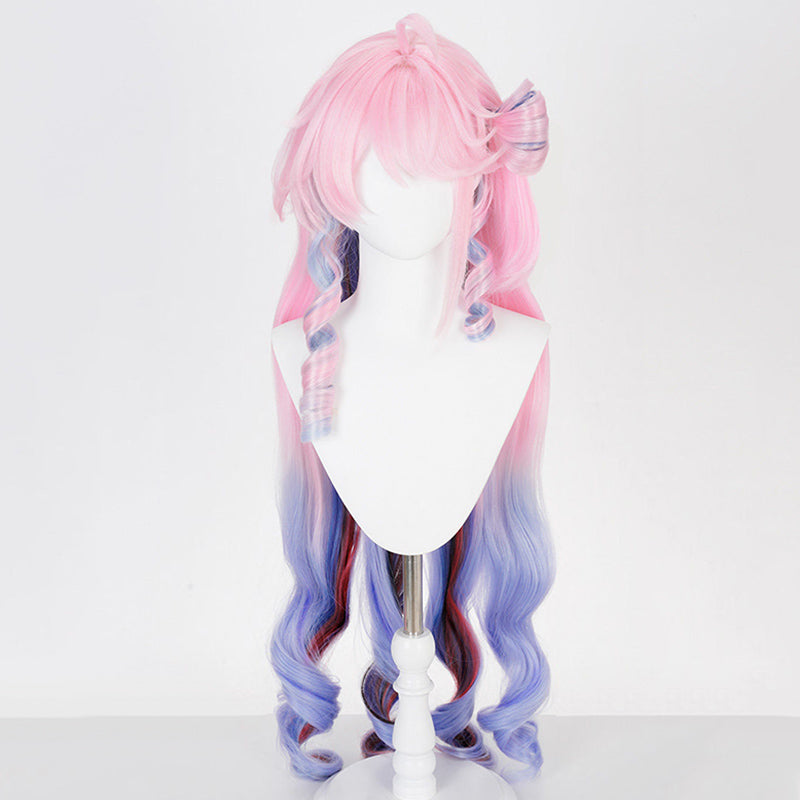 BoomCosplay Game Wuwa Cosplay Denia Pink Purple 90cm Wig