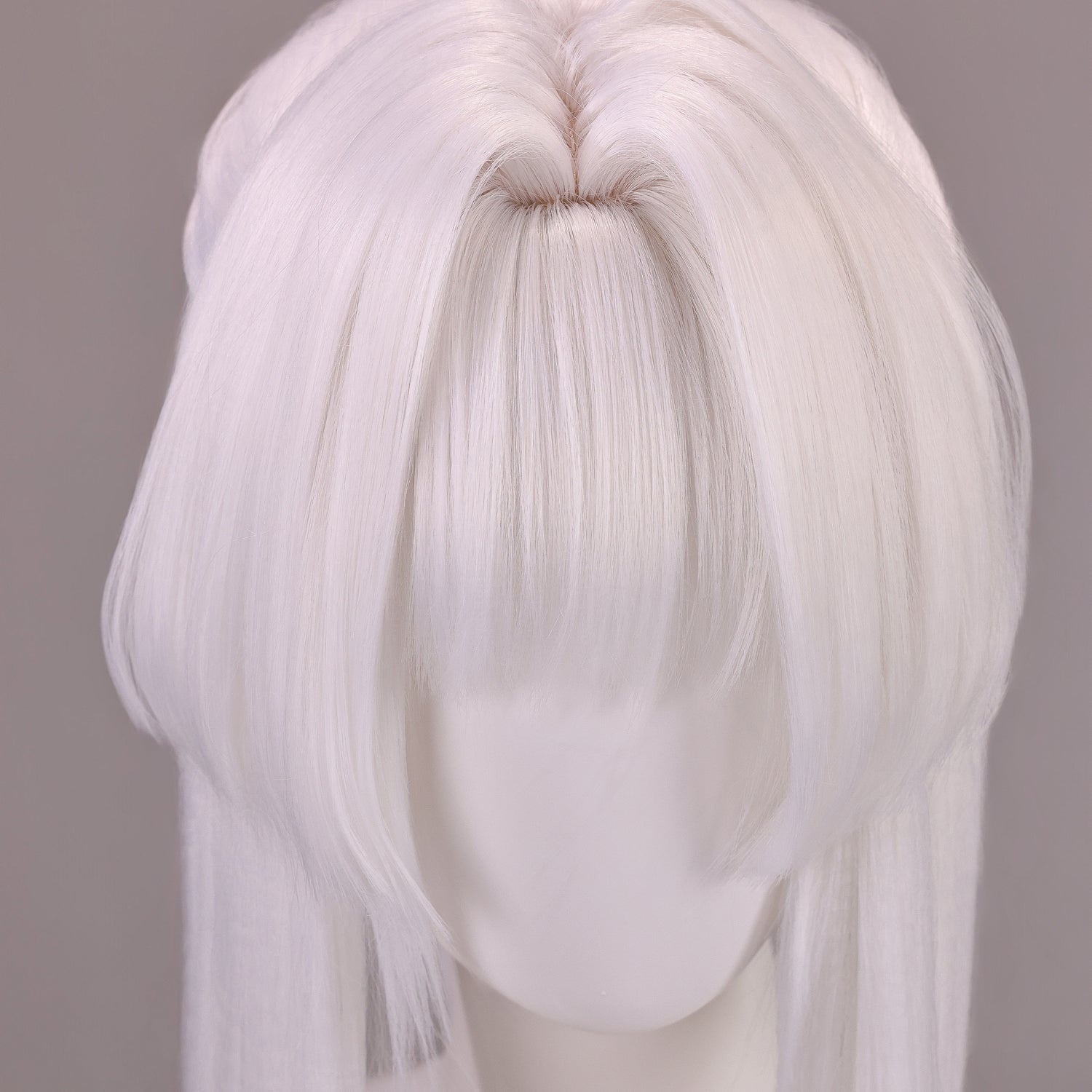 BoomCosplay Game Wuwa Cosplay Hiyuki White Gradient Purple Wig