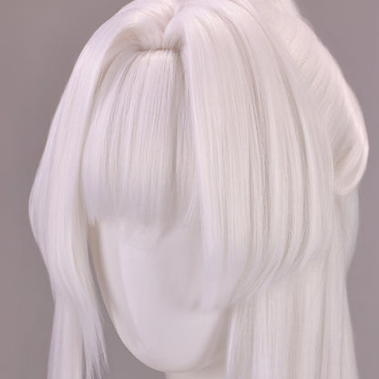 BoomCosplay Game Wuwa Cosplay Hiyuki White Gradient Purple Wig