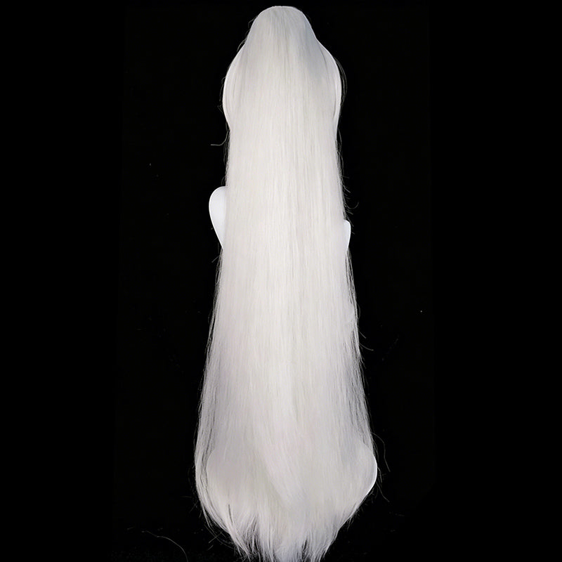 BoomCosplay Game Wuwa Cosplay Hiyuki Wig Pink Silver 100cm Wig