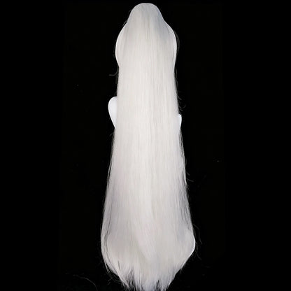 BoomCosplay Game Wuwa Cosplay Hiyuki Wig Pink Silver 100cm Wig