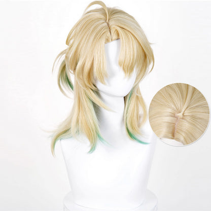 BoomCosplay Spiel Wuwa Cosplay Denia Pink Lila Blau 100cm Perücke