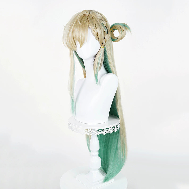 BoomCosplay Spiel Wuwa Cosplay Denia Pink Lila Blau 100cm Perücke
