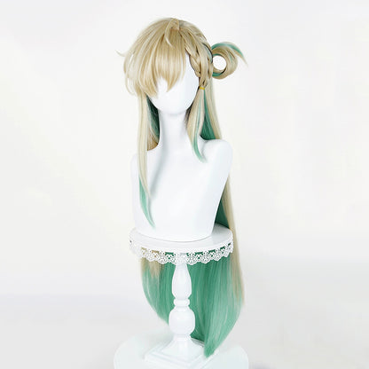 BoomCosplay Spiel Wuwa Cosplay Denia Pink Lila Blau 100cm Perücke