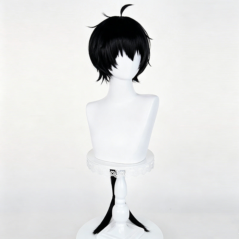 BoomCosplay Game Wuwa Cosplay Male Rover Black 98cm Wig