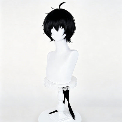 BoomCosplay Game Wuwa Cosplay Male Rover Black 98cm Wig