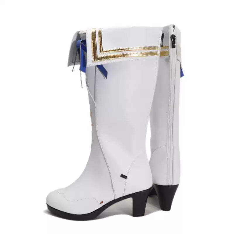 BoomCosplay Game HSR Cosplay Evanescia Schwarze Schuhe