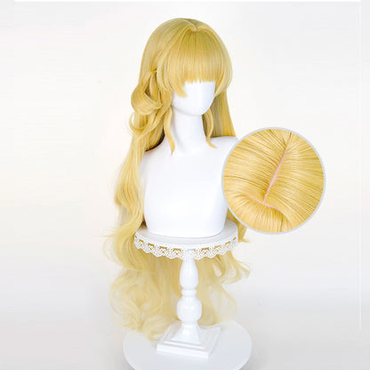 BoomCosplay Spiel Wuwa Cosplay Denia Pink Lila Blau 100cm Perücke