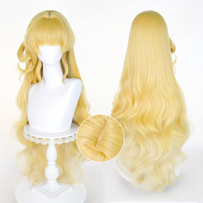 BoomCosplay Spiel Wuwa Cosplay Denia Pink Lila Blau 100cm Perücke