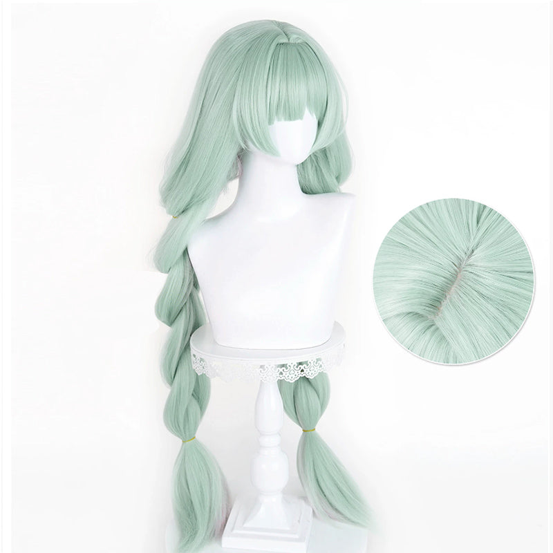 BoomCosplay Game Wuwa Cosplay Phrolova Light Green Pink 100cm Wig