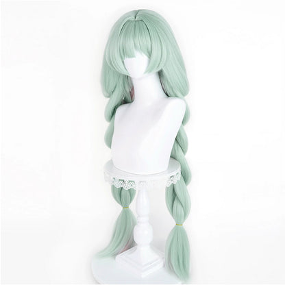 BoomCosplay Game Wuwa Cosplay Phrolova Light Green Pink 100cm Wig
