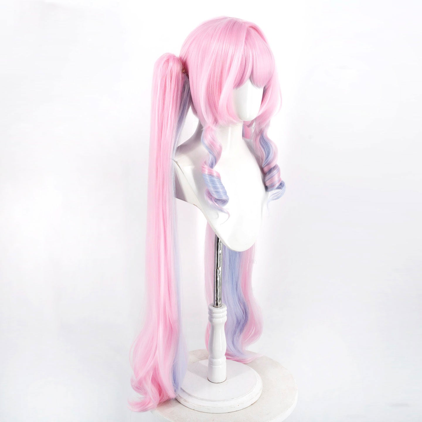 BoomCosplay Spiel HSR Cosplay Evanescia Perücke 40cm rosa Perücke
