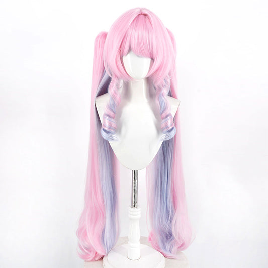 BoomCosplay Game Wuwa Cosplay Solar5 Idol Denia 95cm Pink Purple Wig