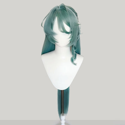 BoomCosplay Spiel Wuwa Cosplay Denia Pink Lila Blau 100cm Perücke