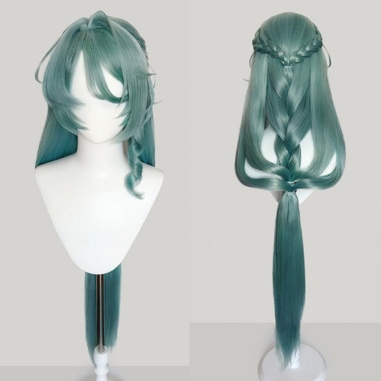 BoomCosplay Spiel Wuwa Cosplay Denia Pink Lila Blau 100cm Perücke