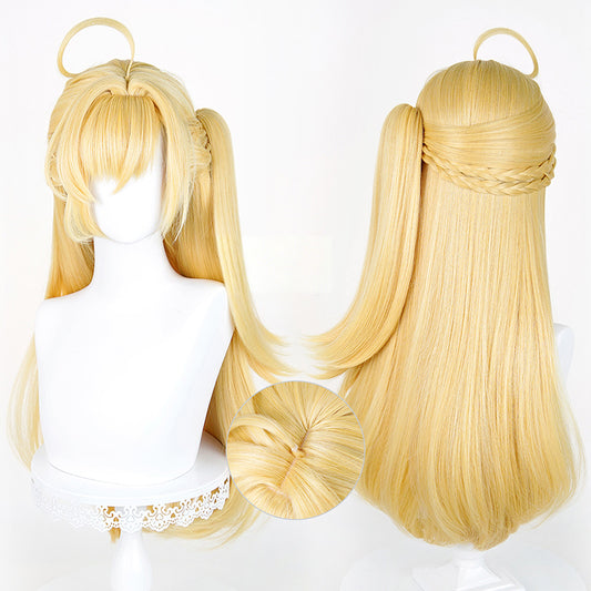 BoomCosplay Game ZZZ Cosplay Cissia Wig 72cm Golden Wig