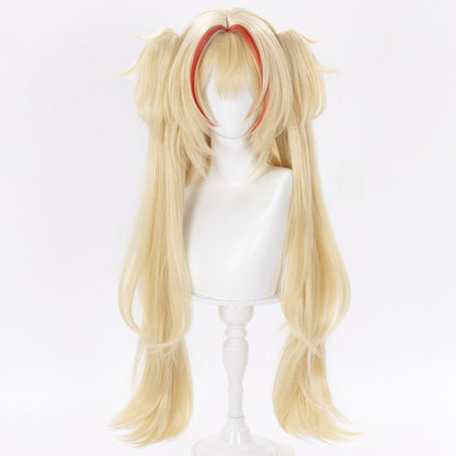 BoomCosplay Game ZZZ Cosplay Claret Flint 80cm Wig