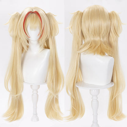 BoomCosplay Game ZZZ Cosplay Claret Flint 80cm Wig