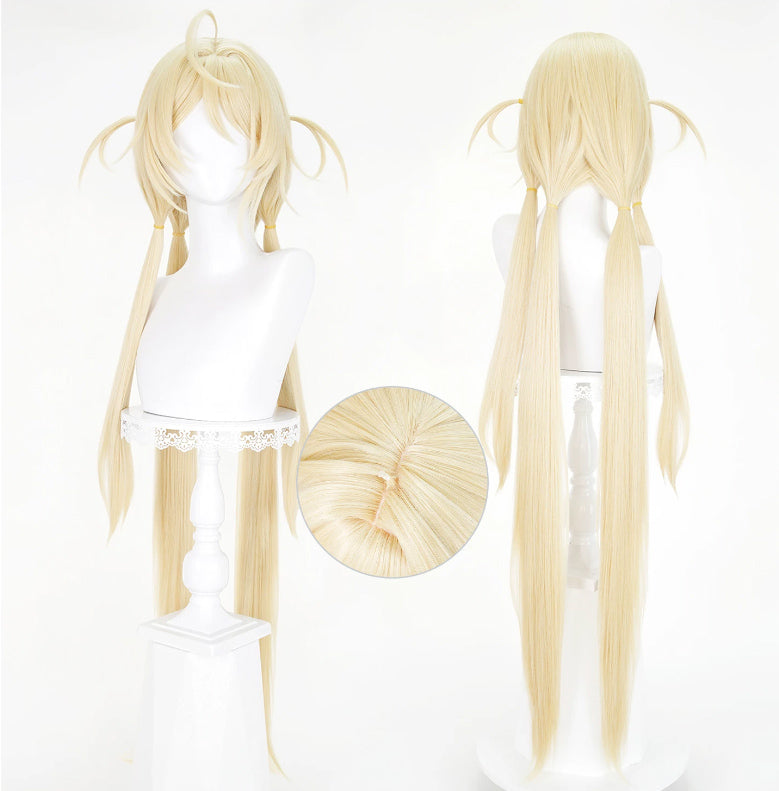 BoomCosplay Game ZZZ Cosplay Phoenix Light Golden 120cm Wig