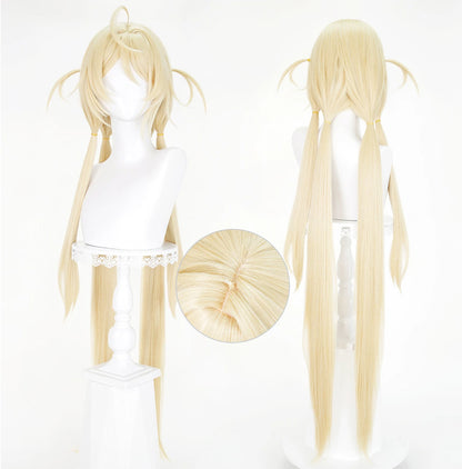 BoomCosplay Game ZZZ Cosplay Phoenix Light Golden 120cm Wig