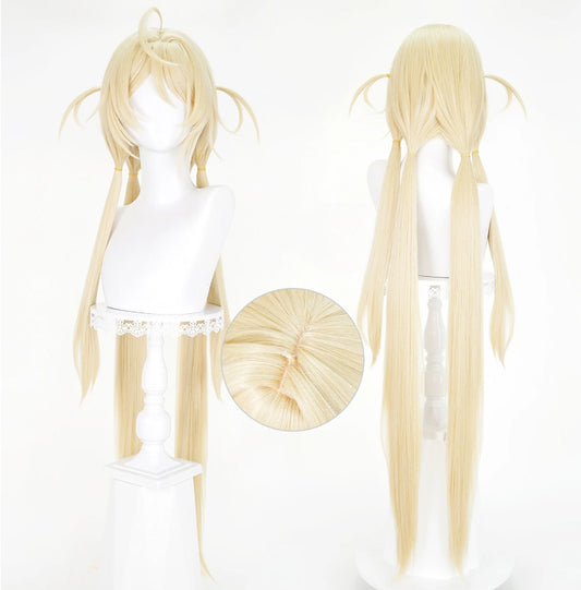 BoomCosplay Game ZZZ Cosplay Phoenix Light Golden 120cm Wig