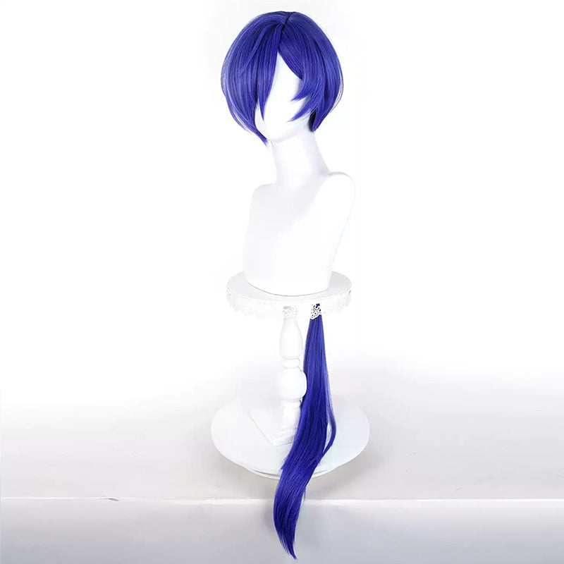BoomCosplay Game ZZZ Cosplay Promeia Blue Purple 120cm Wig