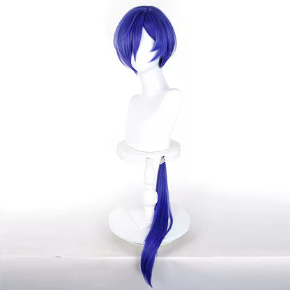 BoomCosplay Game ZZZ Cosplay Promeia Blue Purple 120cm Wig