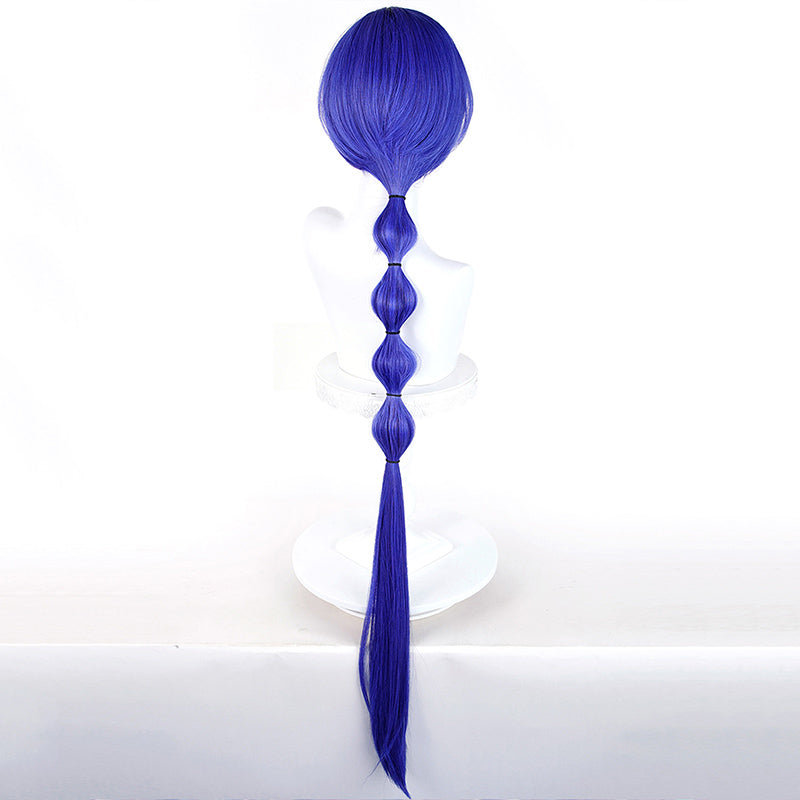 BoomCosplay Game ZZZ Cosplay Promeia Blue Purple 120cm Wig