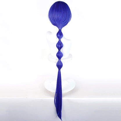 BoomCosplay Game ZZZ Cosplay Promeia Blue Purple 120cm Wig
